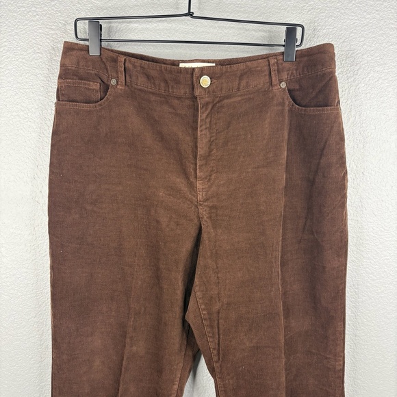 Coldwater Creek Chocolate Brown Corduroy Pants - Picture 2 of 7
